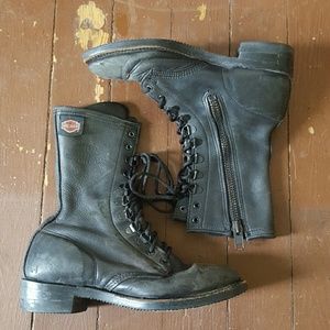 VINTAGE Harley Davidson motorcycle boots